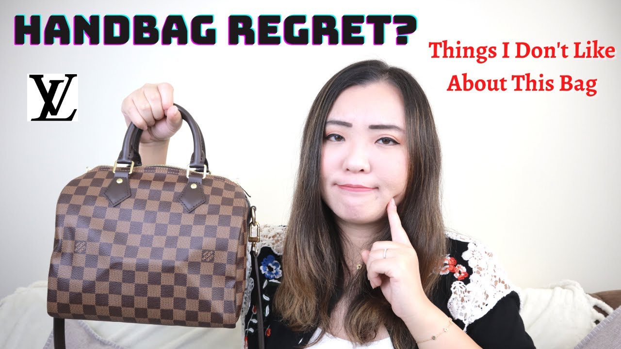 Luxury Handbag Regret?? Things I Don't Like About My Louis Vuitton Speedy B 25  Damier Ebene 