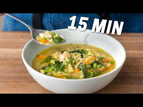 The FASTEST Homemade Chicken Soup You Can Make