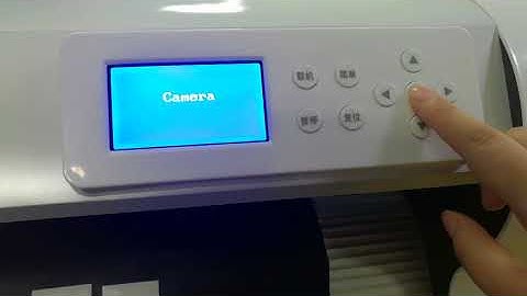 How to set camera scan cutting plotter