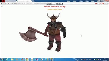 WebGL Dwarf My Engine Graphics Skeletal Skinning Assimp2Json