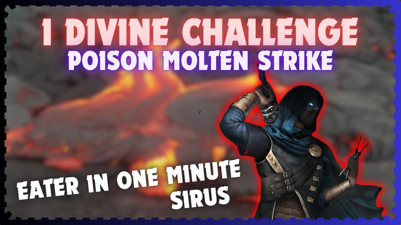 Poison Molten Strike Assassin - 1 Div (174c) Challenge | PoE 3.25 Settlers