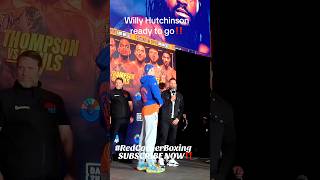 Willy Hutchinson talks to Dev Sahni after weigh-in #Boxing #willyhutchinson #magnificent7 #RCB