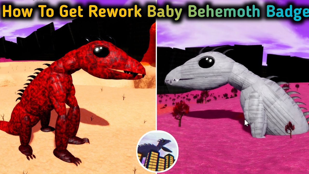 How To Get Baby Behemoth Rework Badge & Skins In Tiny Universe Roleplay New Rework Update 