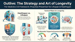 How to LIVE LONGER &amp; BETTER: "Outlive" by Peter Attia Summary &amp; Action Plan