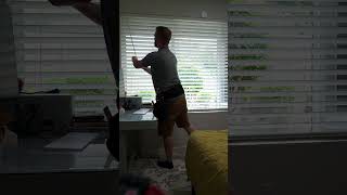 Norman Ultimate Faux Wood Blinds in action!