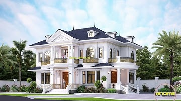 Ngỡ ngàng trước vẻ đẹp của mẫu Biệt thự 2 tầng Mái Nhật.