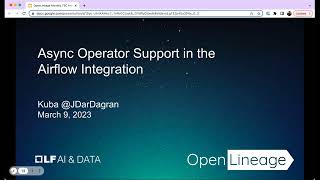 Async Operator Support in the Airflow Integration | March 9, 2023