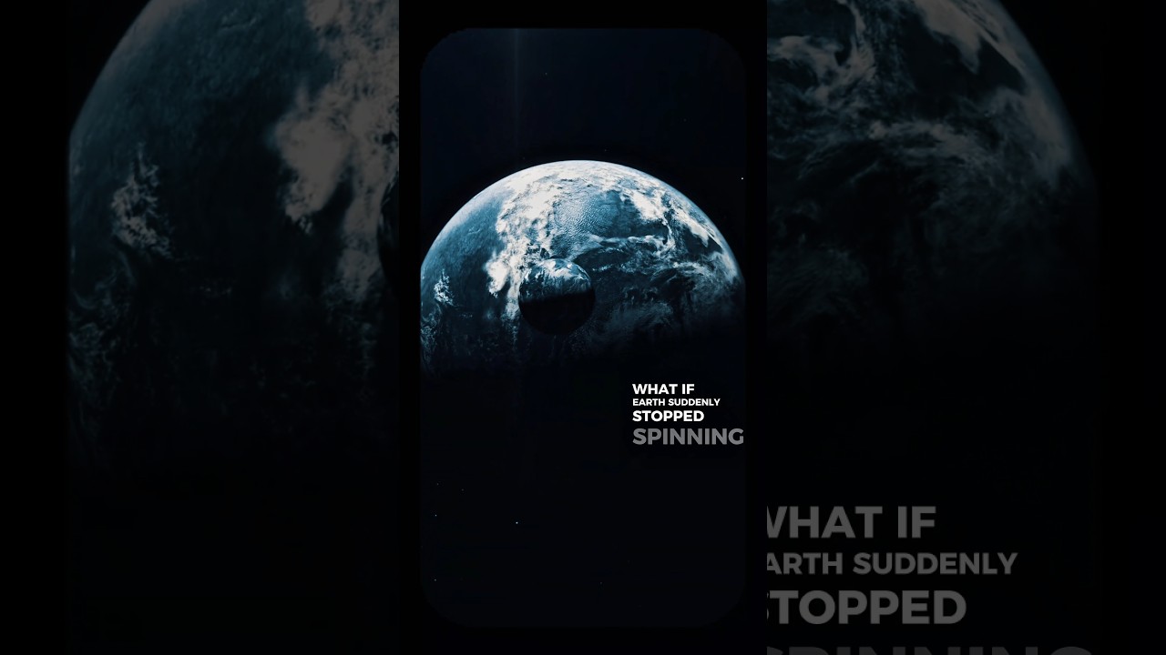 What if Earth stopped spinning? #space #facts #earth