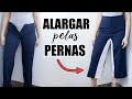 DIY COMO ALARGAR CALÇA ENTRE AS PERNAS, SUBIR O CÓS E DEIXAR CINTURA ALTA | Suellen Rezende