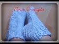 Необычный способ вязания носков спицами