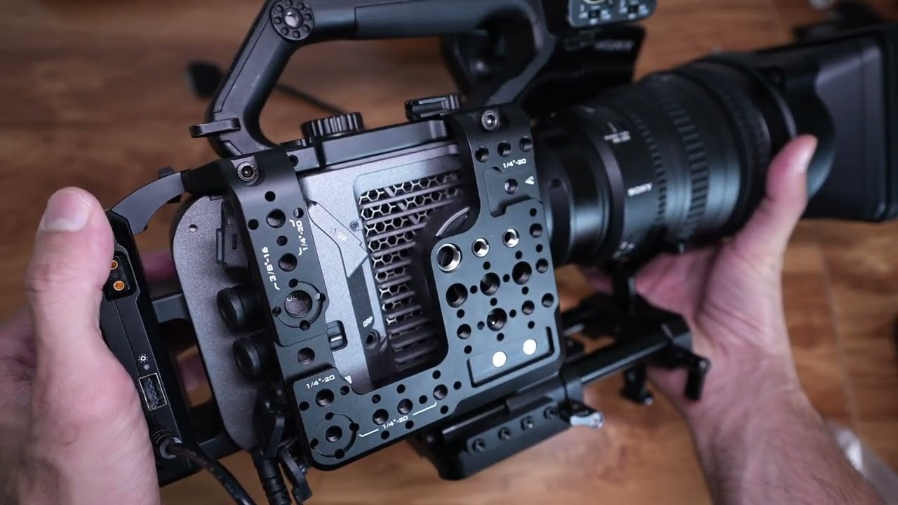 NEW TILTA SIDE MOUNTING PLATE FOR SONY FX6 - DEMO