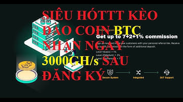 COIN BTC KHẨN CẤP KÈO MỚI ĐĂNG KÝ NGAY NHẬN 3000GH/s I web đào đồng coin I kiếm tiền online