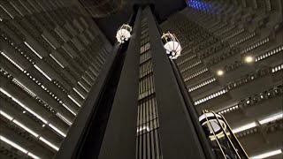 Scenic Otis Traction Elevators - Hyatt Regency - Atlanta, GA