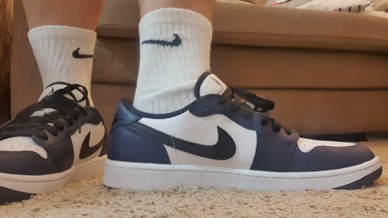 Air Jordan 1 Low Golf “Midnight Navy” - YouTube