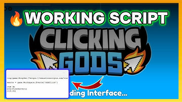🔥 Clicking Gods Auto Farm Script | Infinite Rebirth & Max Earnings | Roblox Scripts 🔥