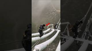 World Extreme High-Voltage Line Work! #dangerousjobs #shorts