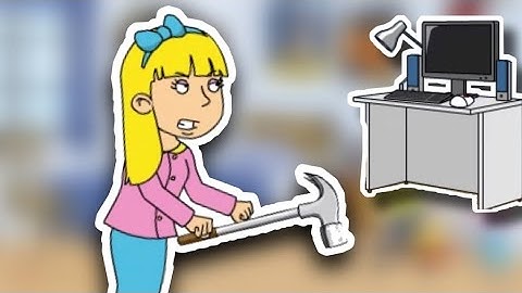 Lily destroys Caillou’s Computer/Grounded