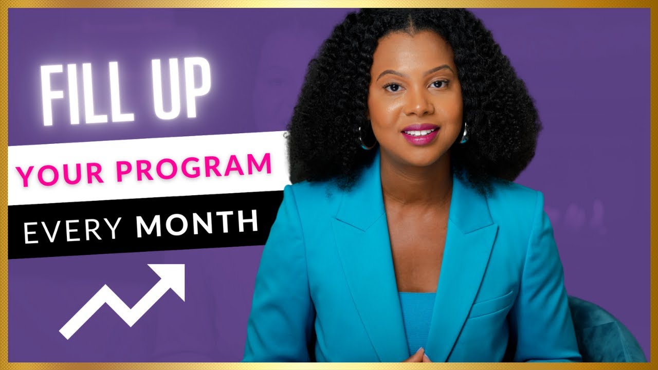 How to Create a Group Coaching Program and Fill It Every Month - YouTube