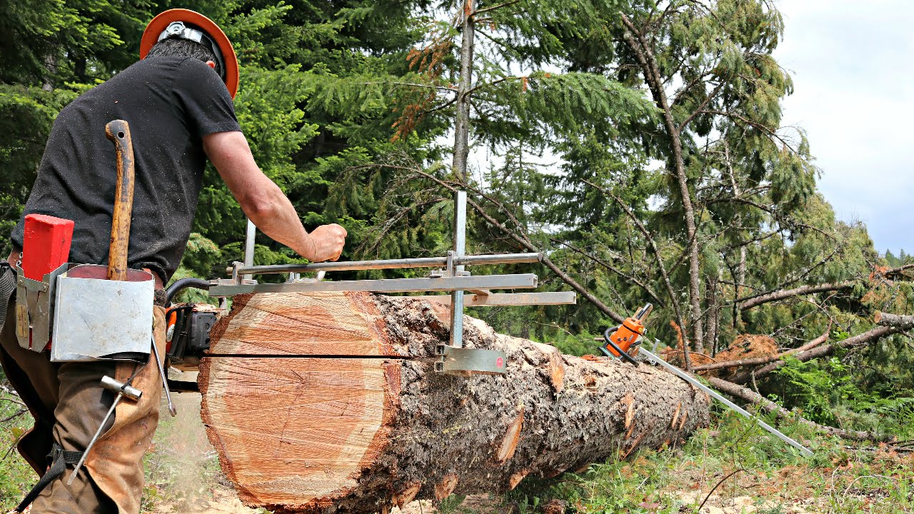 Amazing Chainsaw Mill Granberg YouTube Amazing Chainsaw Mill Granberg YouTube