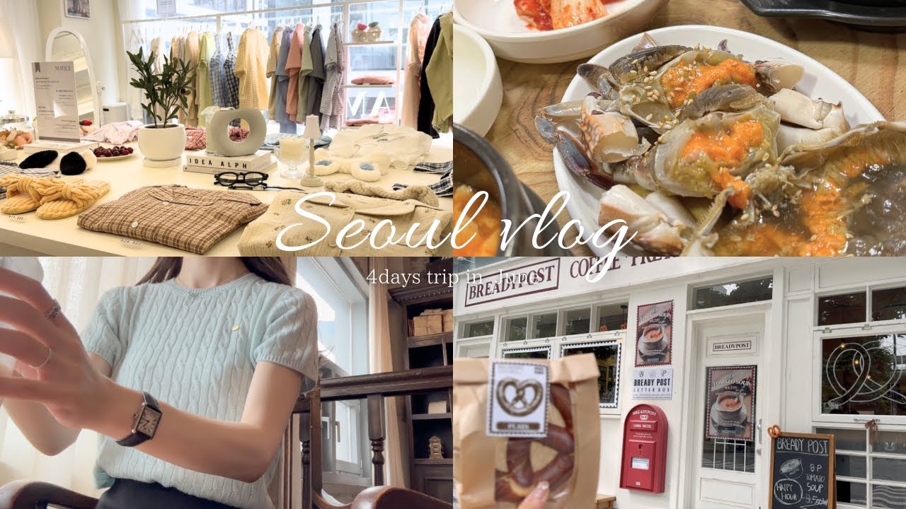 vlog I 韓国旅行3泊4日🇰🇷 人気グルメとshoppingを満喫する姉妹旅🥨✧ (弘大, 東大門, 安国, 漢江公園, ソウル)