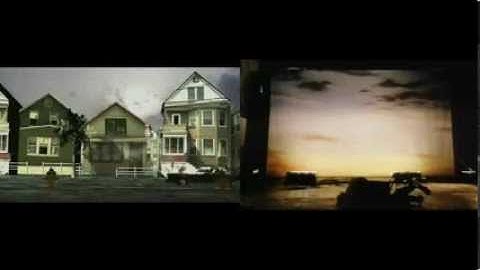 Coldplay - Trouble (A Side by Side Music Video Comparison)
