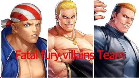 THE KOF 2002: UM - Fatal Fury Villains Team Arcade mode