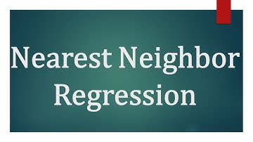 K-Nearest Neighbor Regression