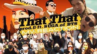 ALL FANDOM Reaction to PSY - 'That That (prod. & feat. SUGA of BTS)' MV | DAPET SURPRISE DARI PSY?!!