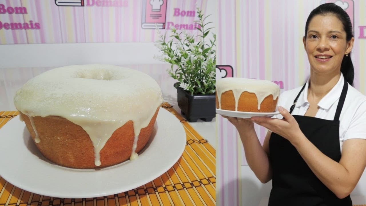 Bolo de leite de leite ninho, fofinho e super fácil