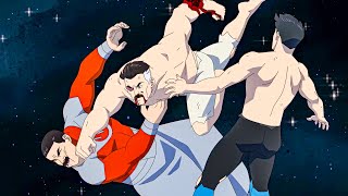 Thragg Destroys Invincible and Omni-Man | Invincible Season 4
