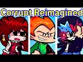 Friday night funkin corruption reimagined full week  cutscenes  ending  pico vs bfgf fnf mod