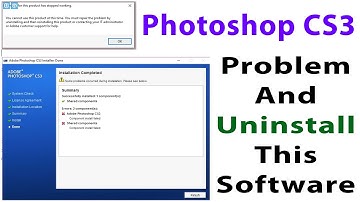 Adobe Photoshop CS3 Problem And Uninstall This Software iN Hindi Art Balaghat