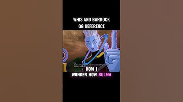Whis And Bardock Og Reference Lol 🤯 #crashout #whis #dragonball #sparkingzero #dbz