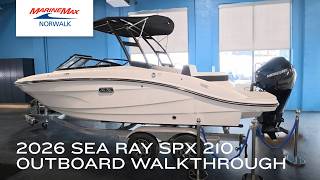 2026 Sea Ray SPX 210 Outboard Boat For Sale at MarineMax Norwalk, CT