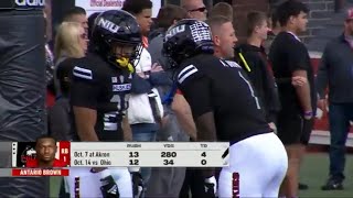 Eastern Michigan Eagles @ Northern Illinois Huskies - Oct. 21, 2023 - Rocky Lombardi, Antario Brown