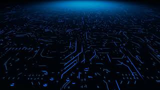 Circuit electronics, digital computer motherboard animation background - YouTube 4K video