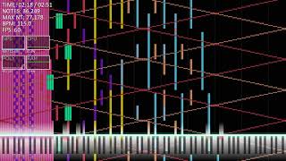 [Black MIDI]  Spider Dance | 77,178 Notes