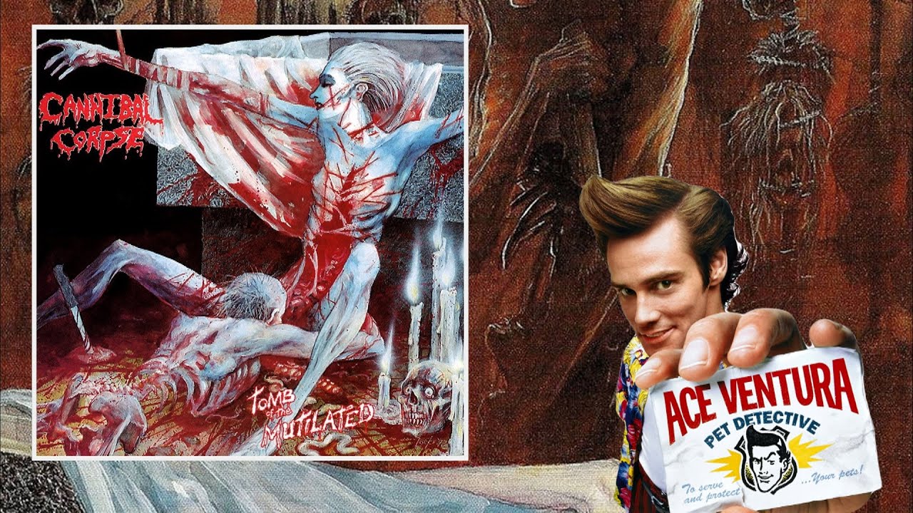 Cannibal Corpse - Tomb of the Mutilated (Обзор). Феерическое появление группы в фильме "Эйс Вентура"