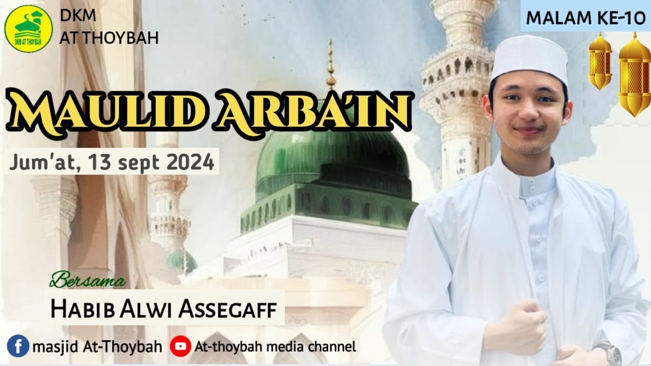 Safari Maulid Malam ke -10 bersama Habib Alwi Assegaf, MT. Al Munajah Perum BCM Blok C CikSel