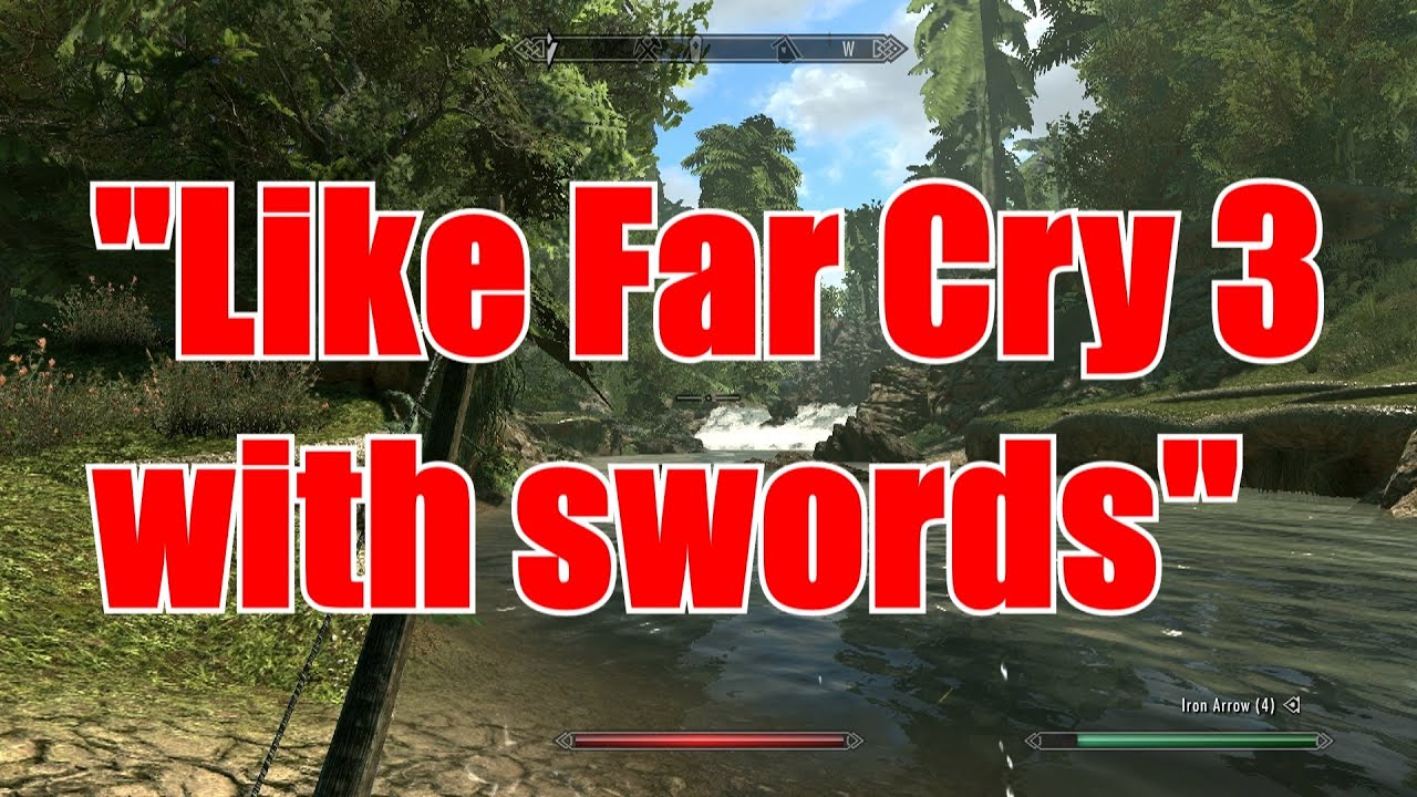 ★ Tropical Skyrim Tour (Opening Scene) and Riverwood ENB Series Tour (Skyrim Gameplay/ Commentary)