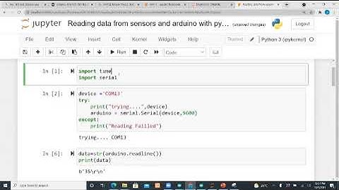 IoT-LECT6 How to read data from Arduino and sensors using Python script