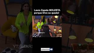 Laura Zapata MOLESTA porque Divo se salvó la casa de los famosos  #lcdlf6 #lacasadelosfamosos #lcdlf