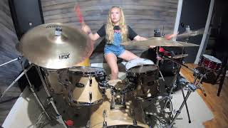 Van Halen Panama Drum Cover By Maizie Short