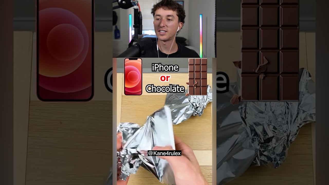 iPhone Or Chocolate Guess Game 😱📱