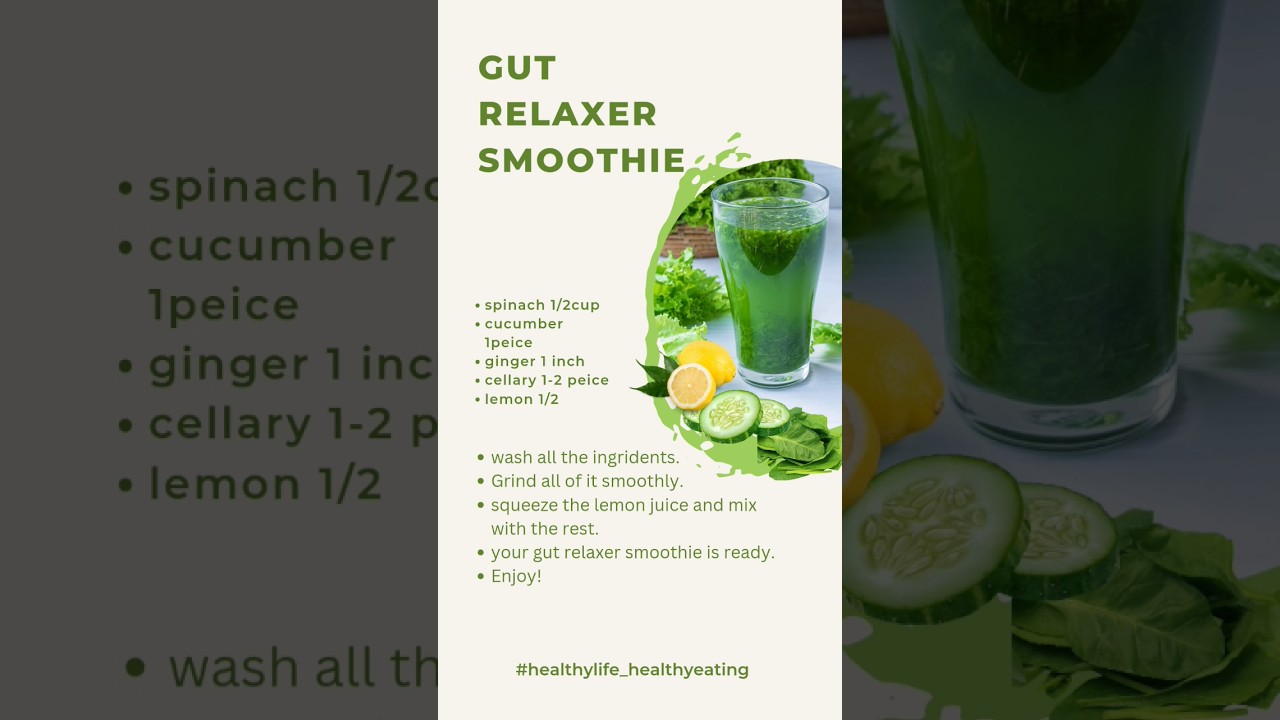 gerd || smoothie for acid reflux || pain relaxer ||food to eat in gerd