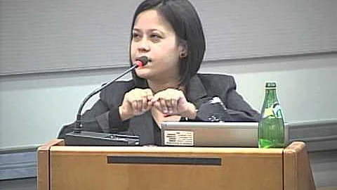 SESSION VI Comments 1 of 3: Paromonita Sanyal and ...