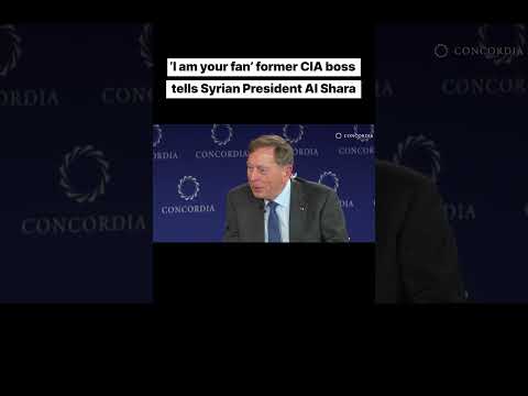 رئیس سابق سیا به احمد الشرع رئیس جمهور سوریه می گوید من طرفدار تو هستم