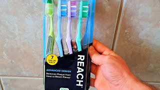 REACH ADVANCED DESIGN SOFT TOOTHBRUSHES REVIEW