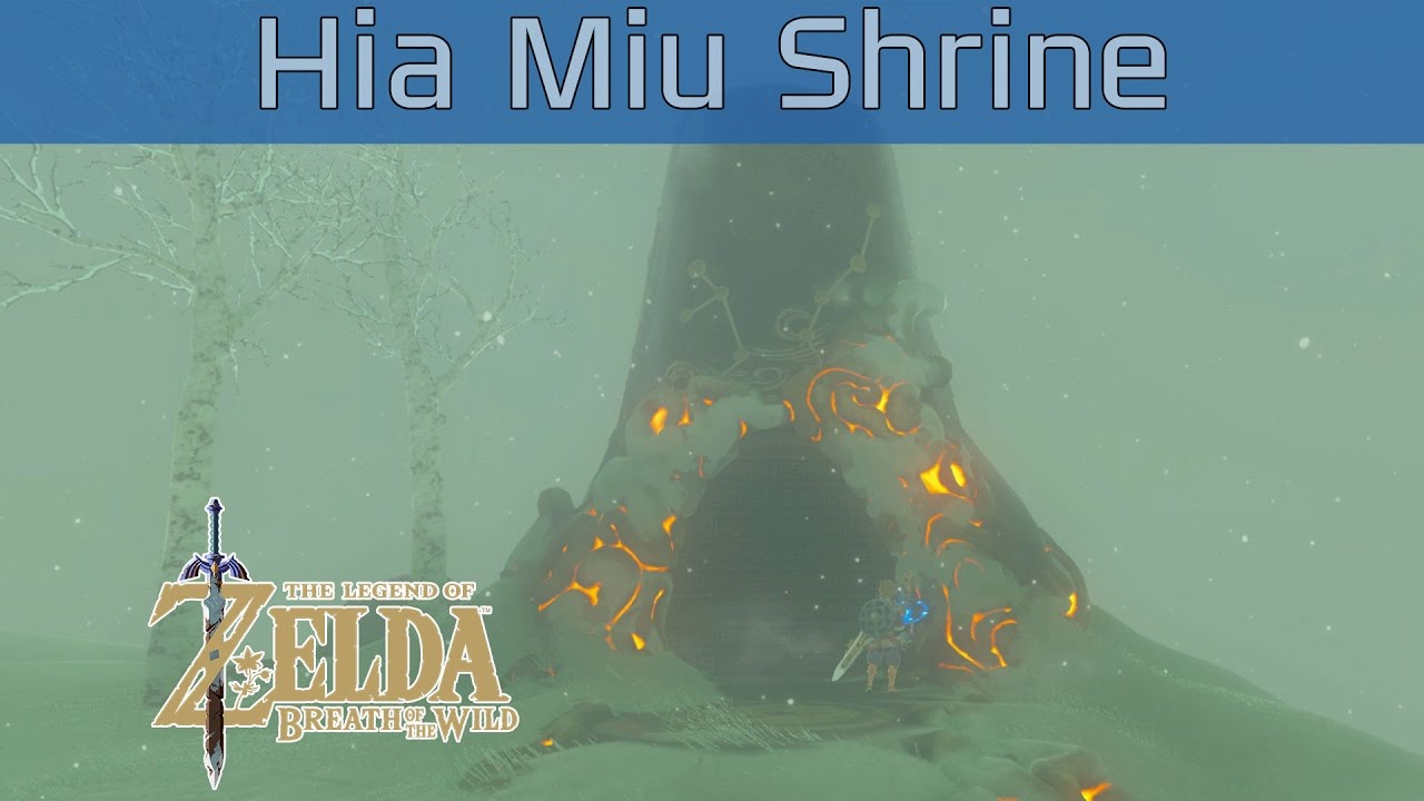 The Legend of Zelda Breath of the Wild Hia Miu Shrine Walkthrough