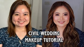 Civil Wedding Make Up Tutorial Makeup By Sydney De Taza